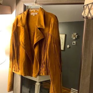 Woman’s Flying Tomato Fringe Western-Style Moto jacket (L) 🤠
